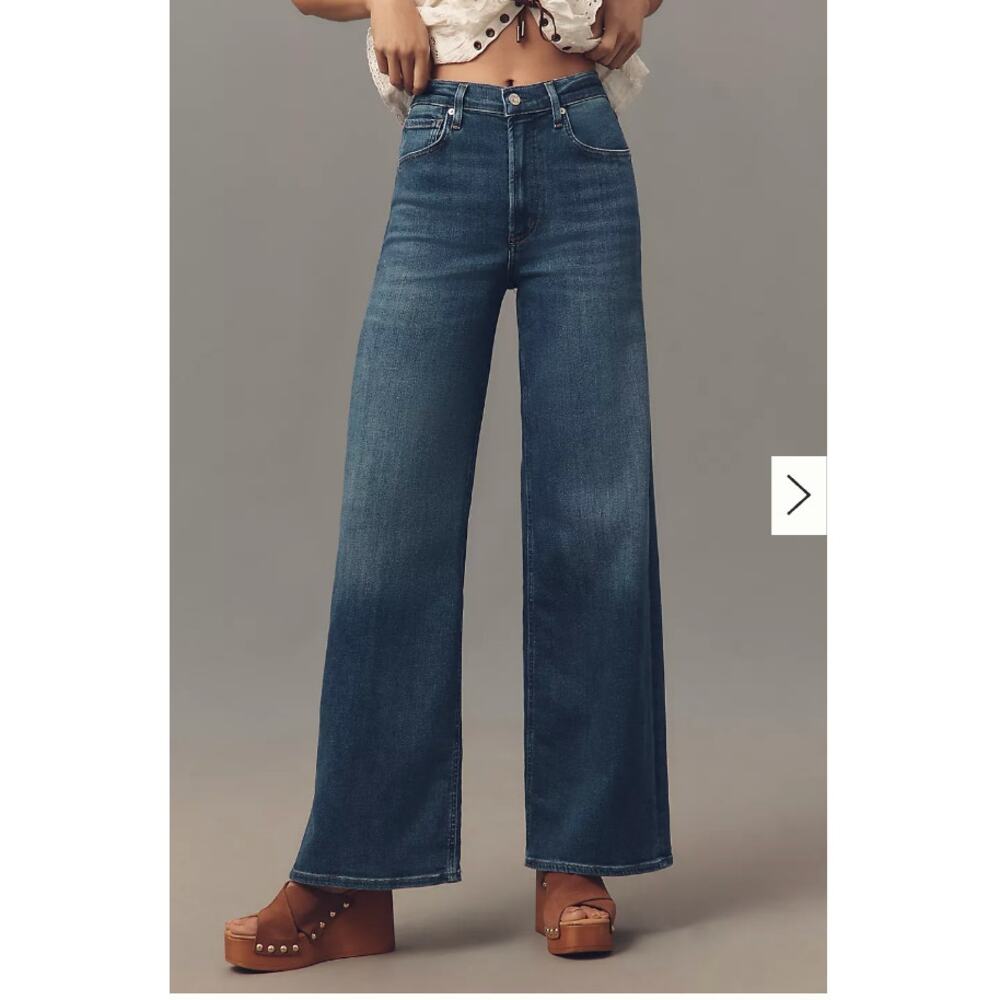 Citizens of Humanity Lyra Long High-Rise Wide-Leg Jeans 24